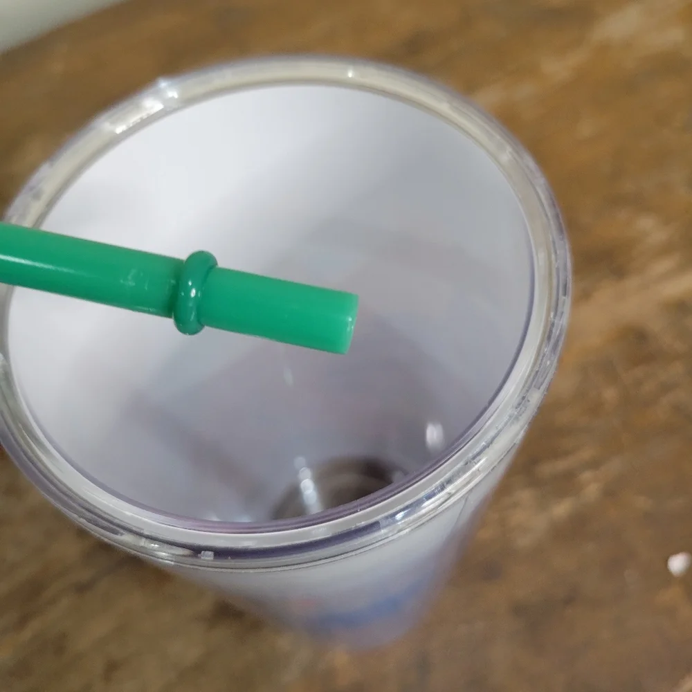 2021 Starbucks 16 oz Cold Beverage Cup with Straw